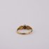 ring gold 9K with sapphire and diamond