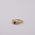 ring gold 9K with sapphire and diamond